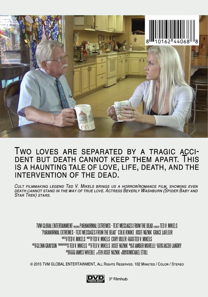 paranormal extremes: text messages from the dead - Back Panel - DVD
