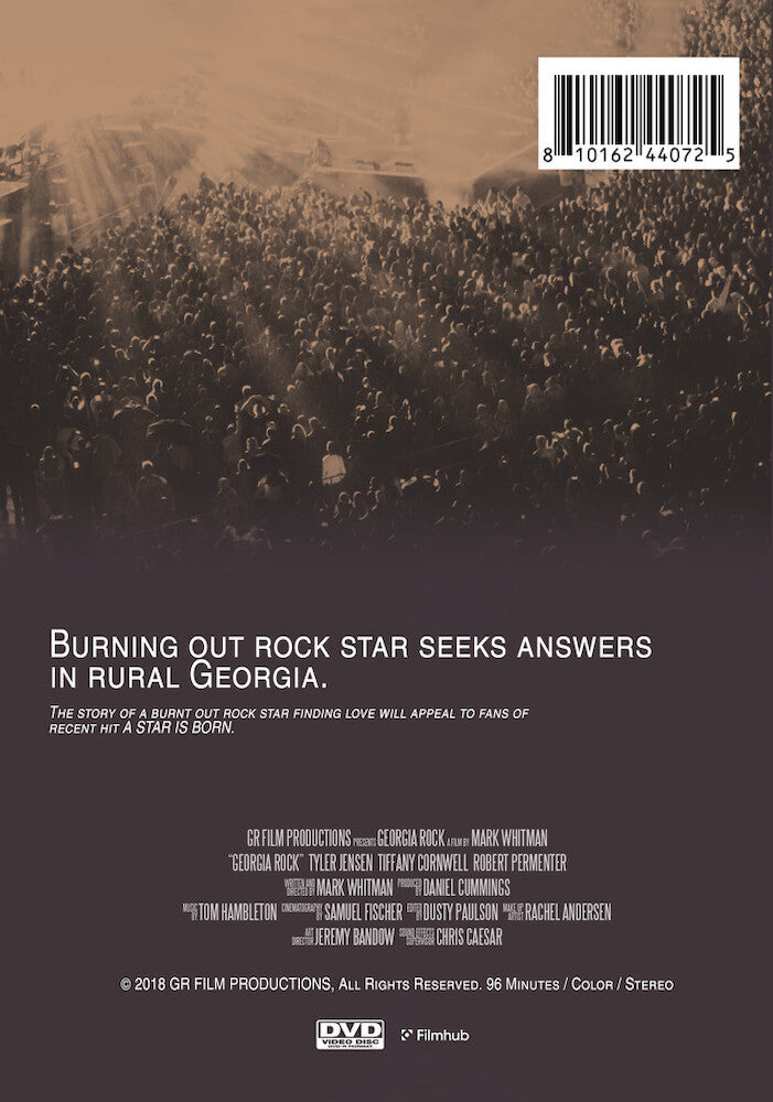 georgia rock - Back Panel - DVD