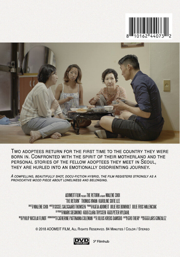 the return - Back Panel - DVD