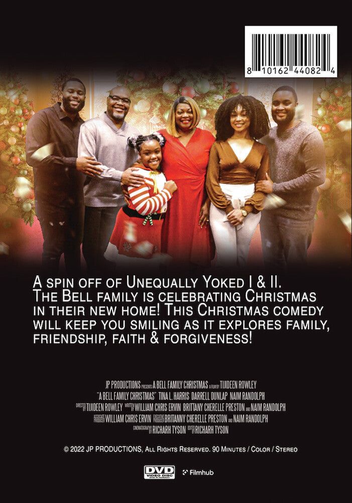 a bell family christmas - Back Panel - DVD