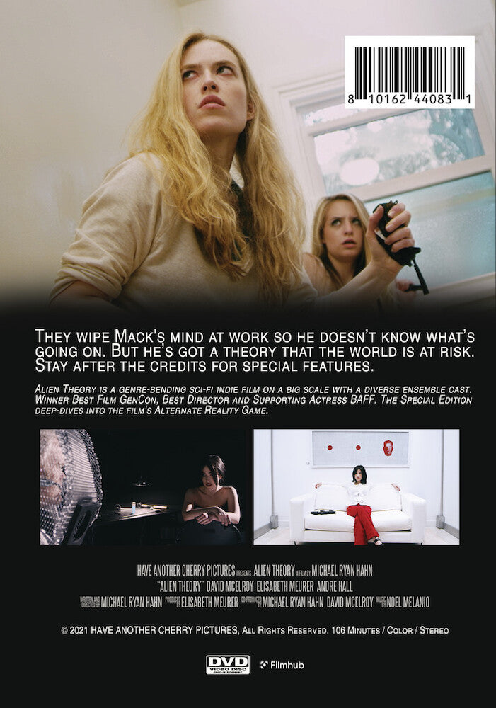 alien theory special edition - Back Panel - DVD