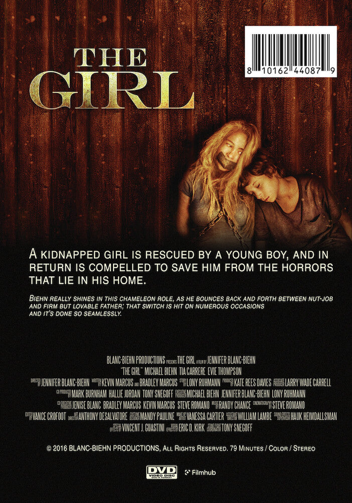 the girl - Back Panel - DVD