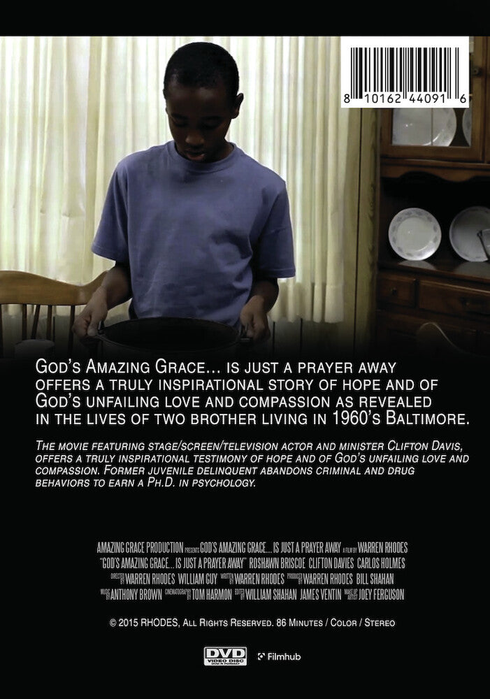 god's amazing grace... is just a prayer away - Back Panel - DVD