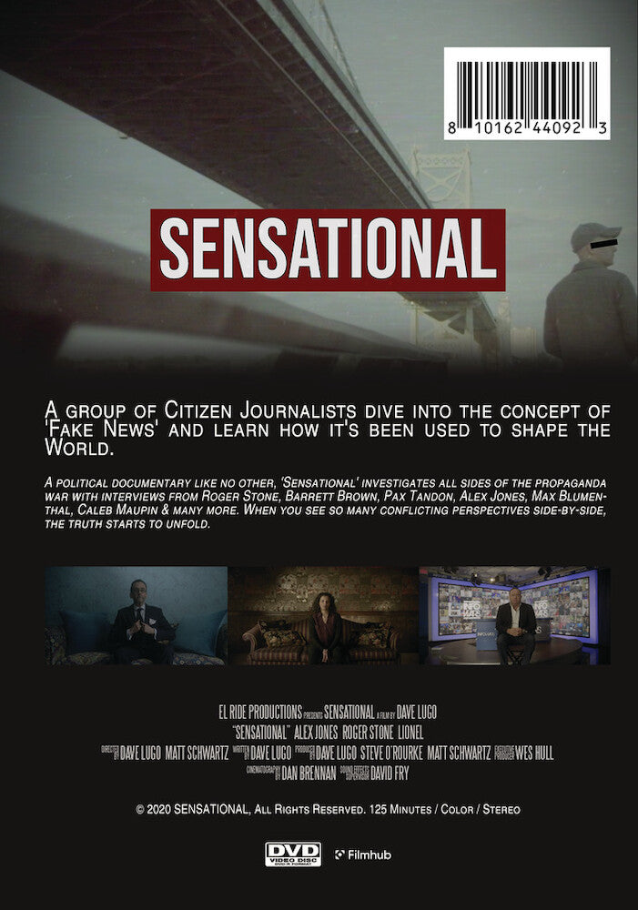 sensational - Back Panel - DVD