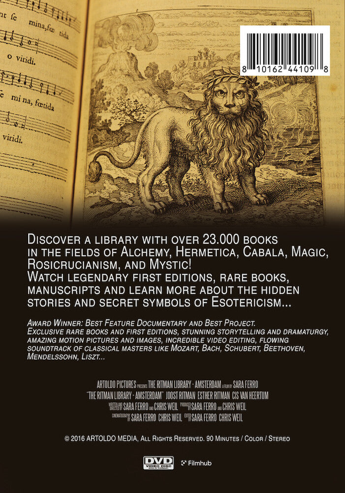 the ritman library - amsterdam - Back Panel - DVD