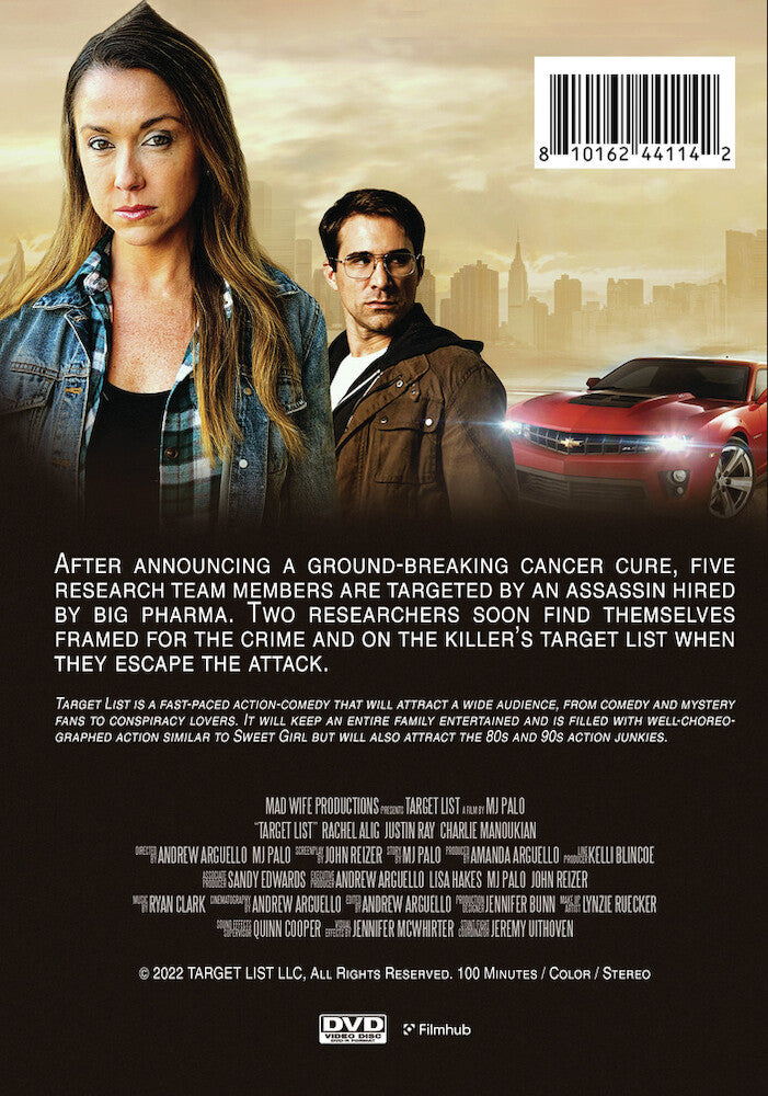 target list - Back Panel - DVD