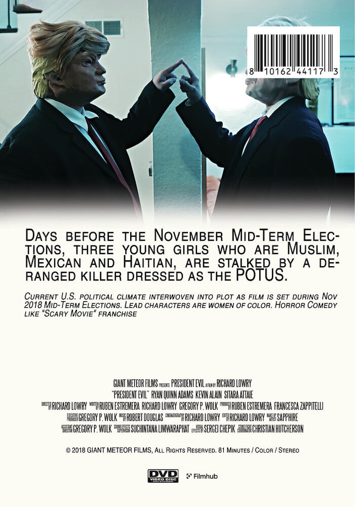 president evil - Back Panel - DVD