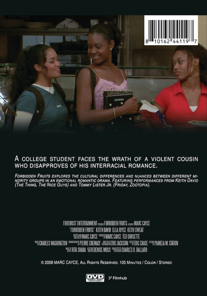 forbidden fruits - Back Panel - DVD
