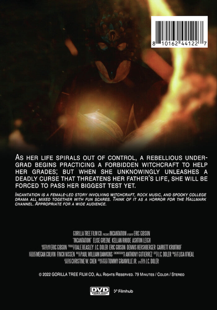 incantation - Back Panel - DVD