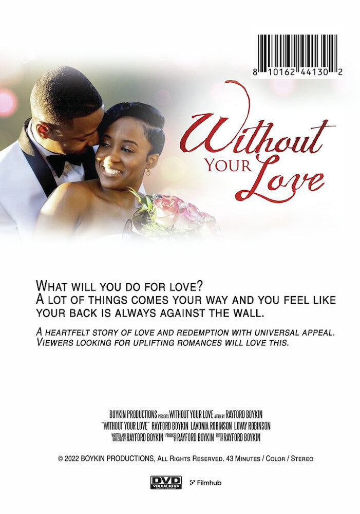 without your love - Back Panel - DVD