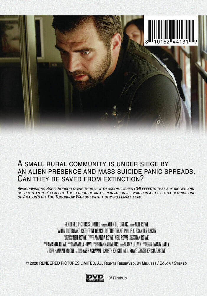 alien outbreak - Back Panel - DVD