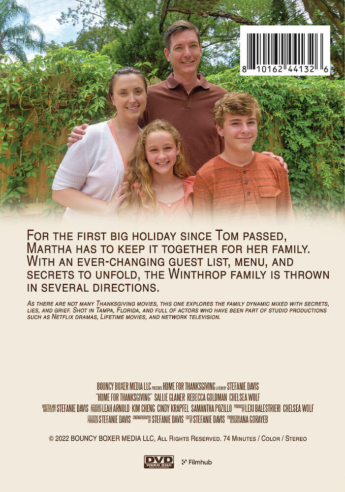 home for thanksgiving - Back Panel - DVD