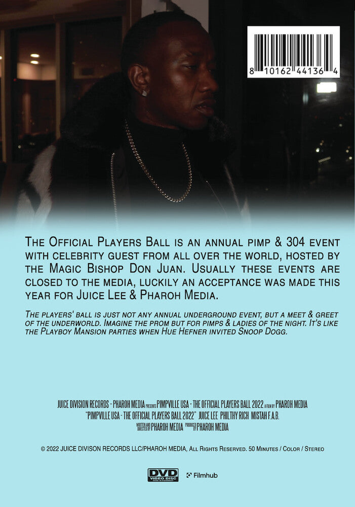 pimpville u.s.a: the official players ball 2022 - Back Panel - DVD