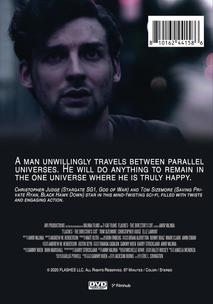 flashes: the director's cut - Back Panel - DVD