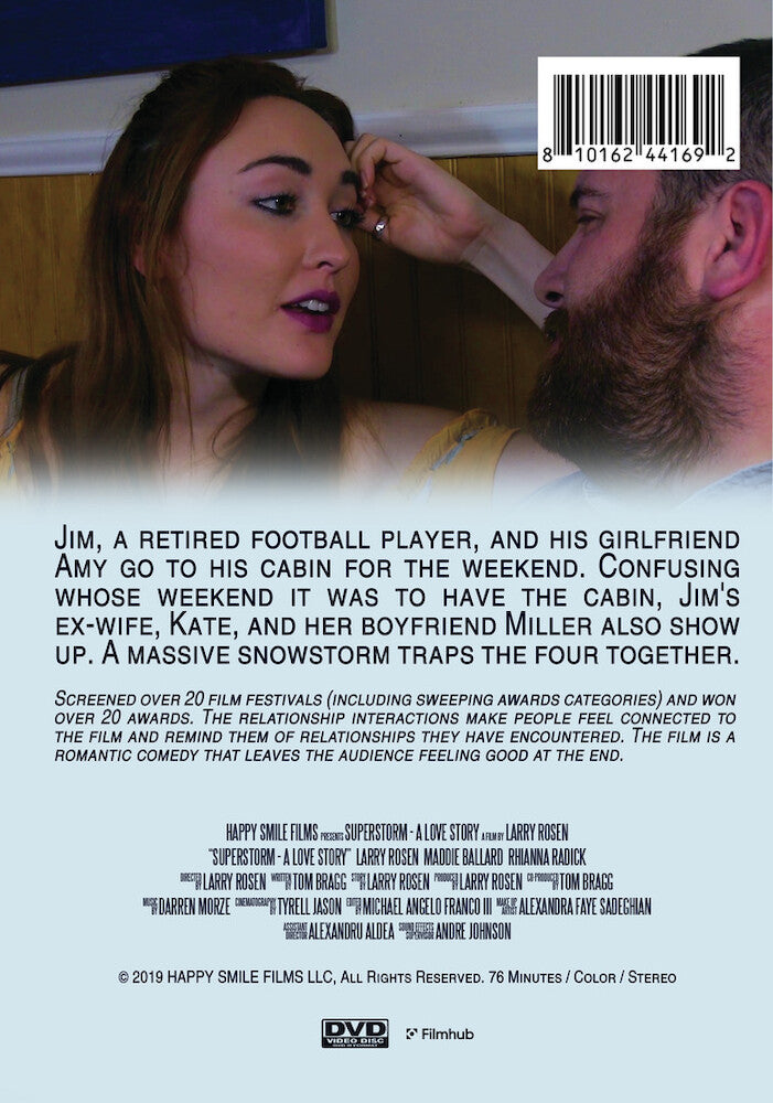 superstorm: a love story - Back Panel - DVD