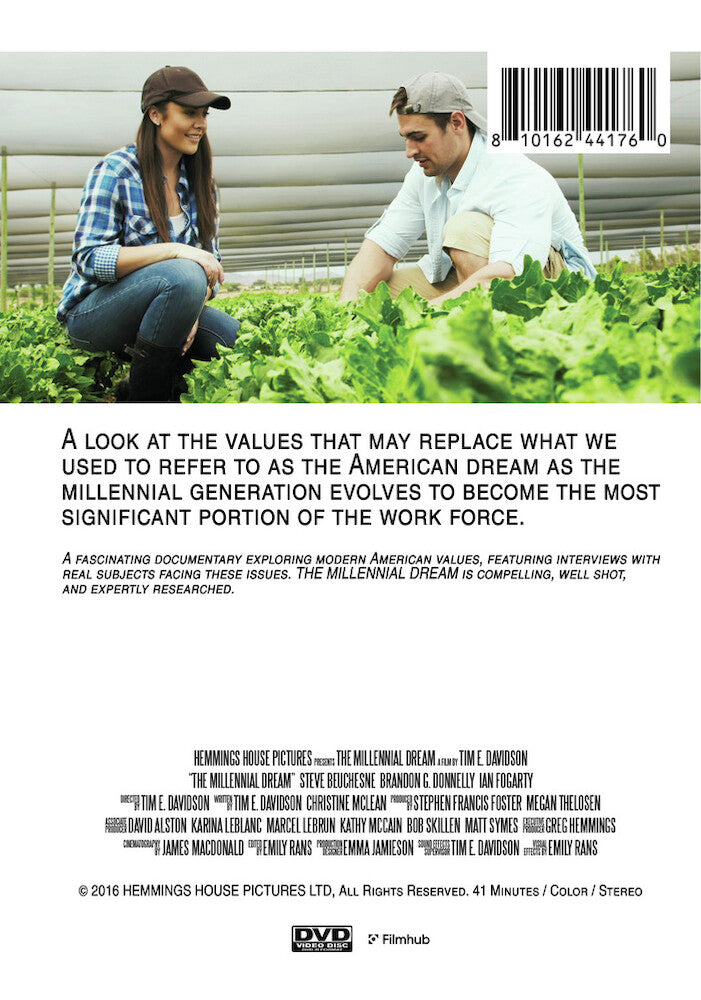 the millennial dream - Back Panel - DVD