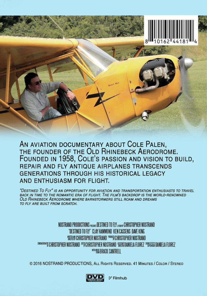 destined to fly - Back Panel - DVD