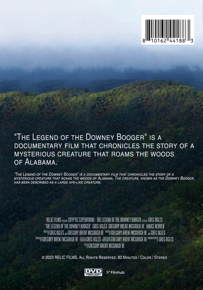 the legend of the downey booger - Back Panel - DVD