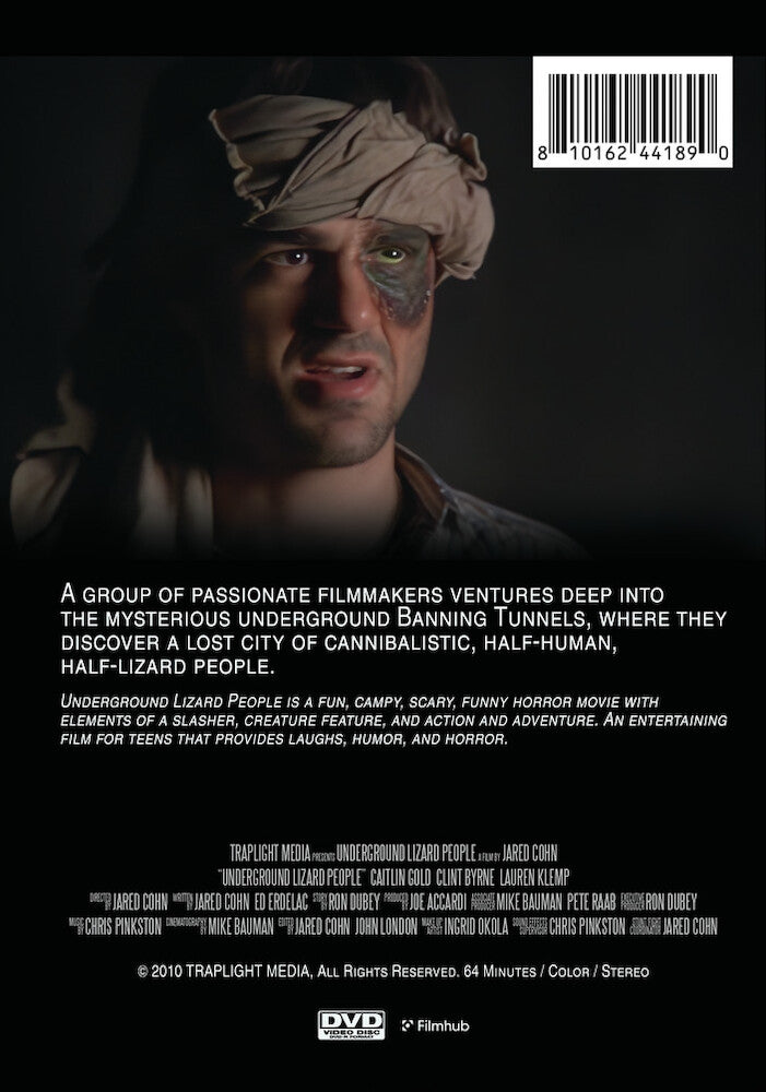 underground lizard people: they're coming for you - Back Panel - DVD