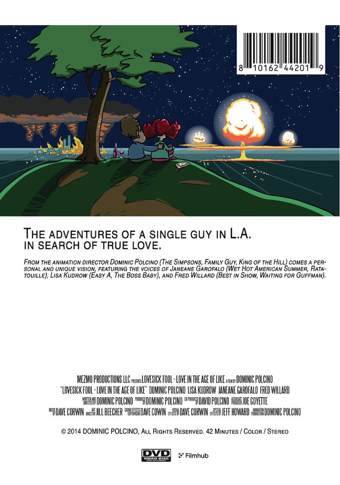 lovesick fool: love in the age of like - Back Panel - DVD