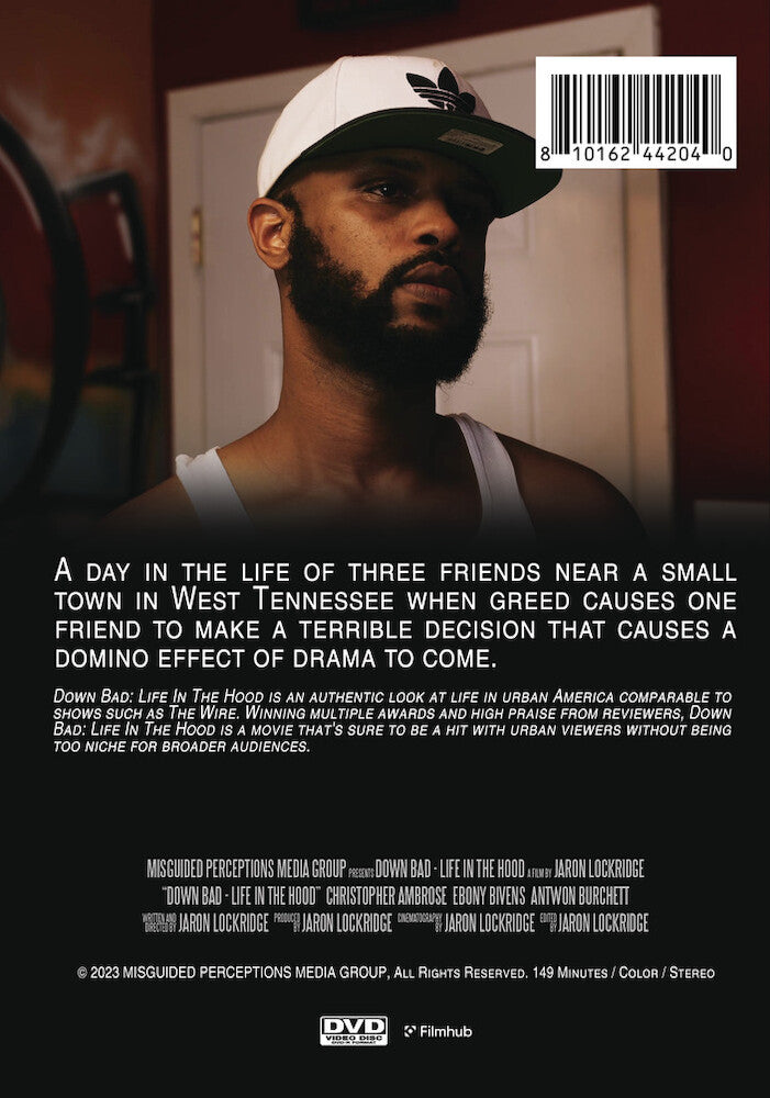 down bad: life in the hood - Back Panel - DVD