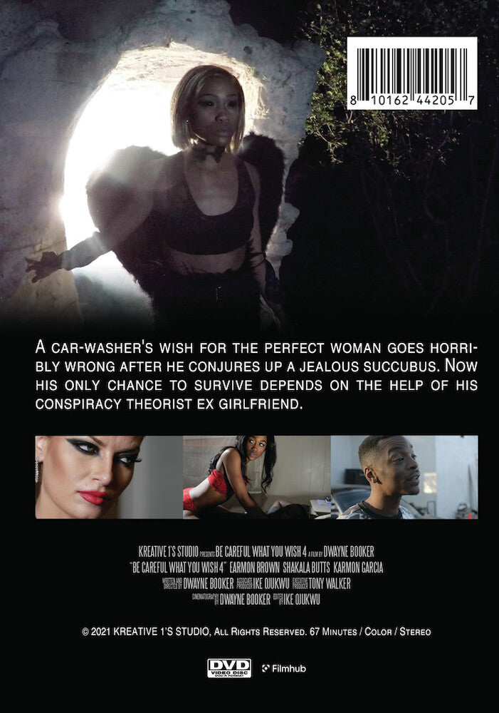 be careful what you wish 4 - Back Panel - DVD