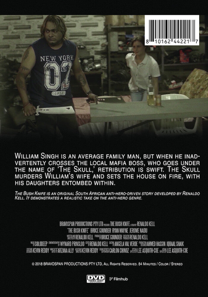 the bush knife - Back Panel - DVD