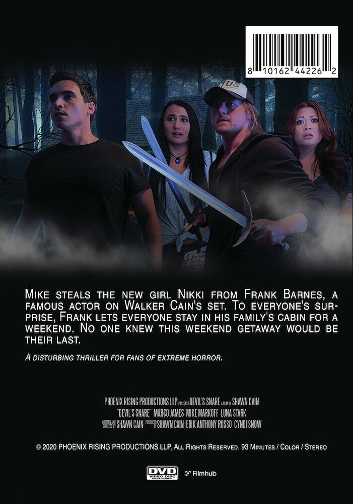 devil's snare - Back Panel - DVD