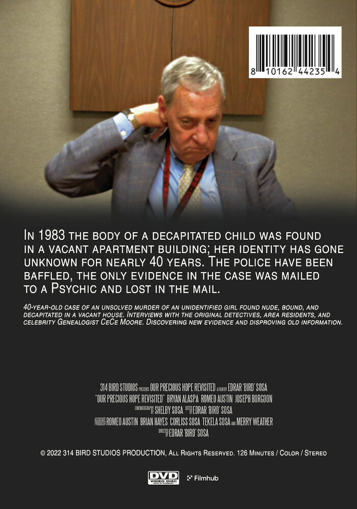 our precious hope: st. louis' little jane doe revisited - Back Panel - DVD