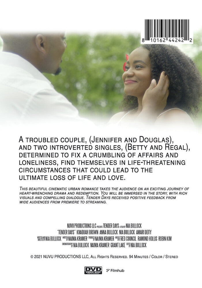 tender days - Back Panel - DVD