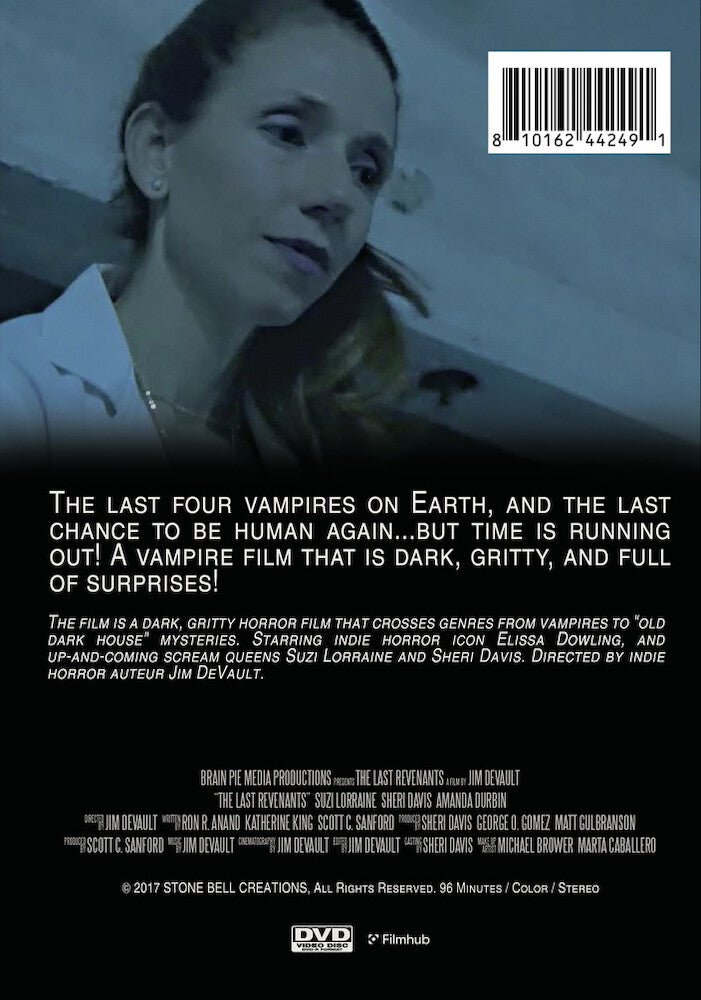 the last revenants - Back Panel - DVD