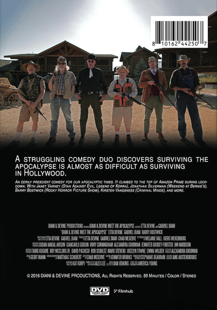 diani & devine meet the apocalypse - Back Panel - DVD