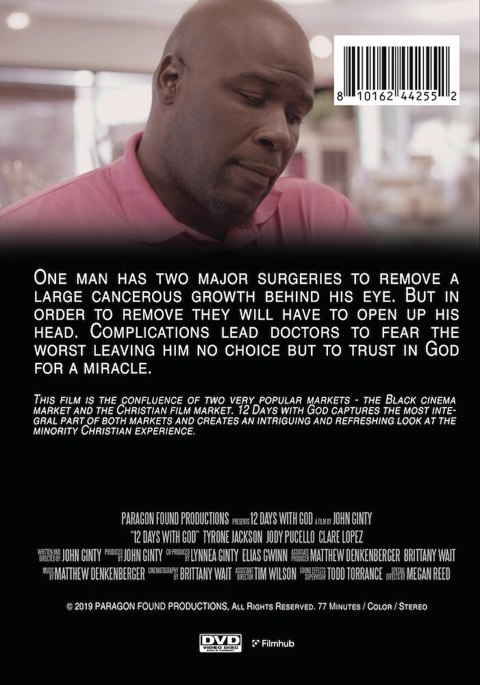 12 days with god - Back Panel - DVD