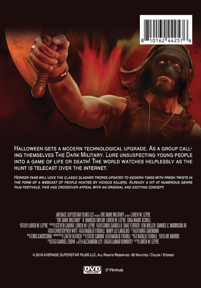 the dark military - Back Panel - DVD