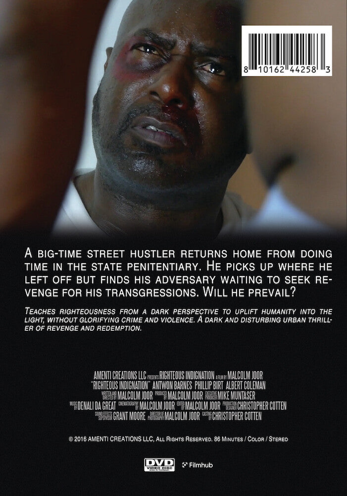 righteous indignation - Back Panel - DVD