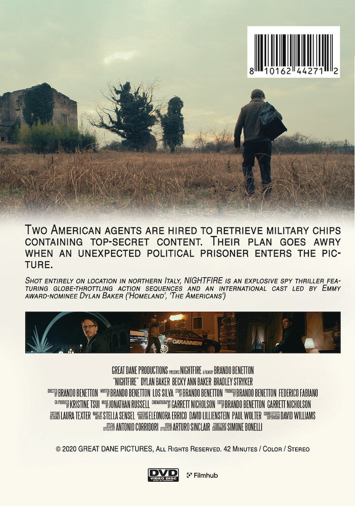 nightfire - Back Panel - DVD