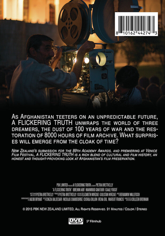 a flickering truth - Back Panel - DVD