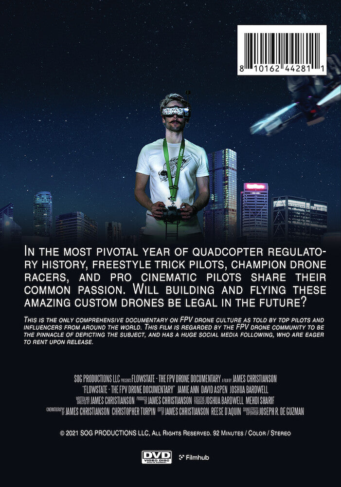 flowstate: the fpv drone documentary - Back Panel - DVD