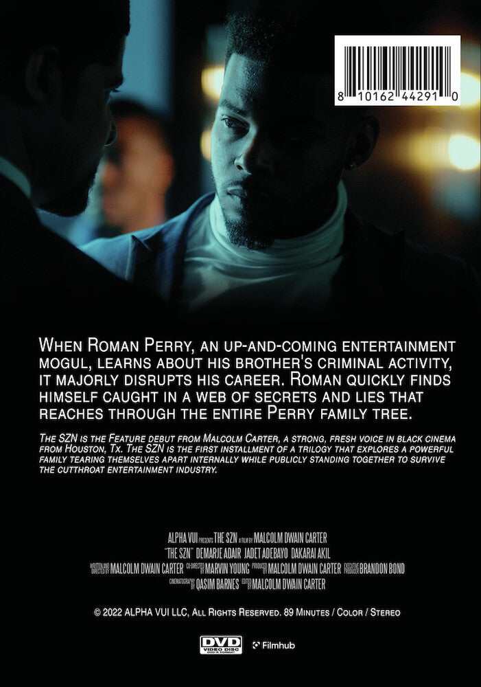 the szn - Back Panel - DVD