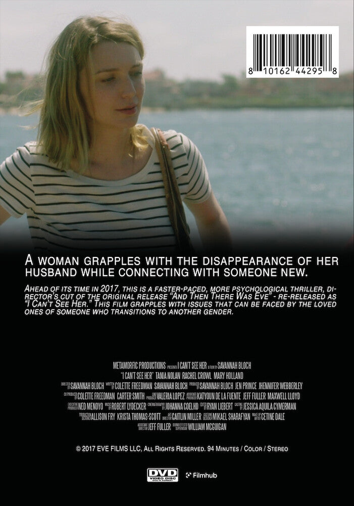 i can't see her - Back Panel - DVD