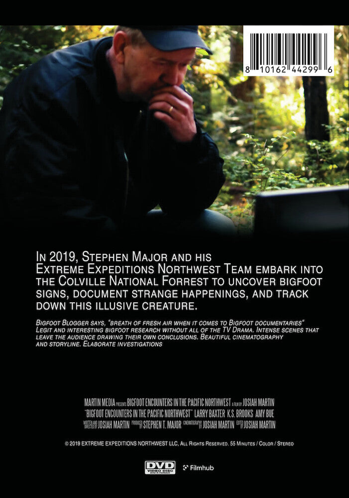 bigfoot encounters: in the pacific northwest - Back Panel - DVD