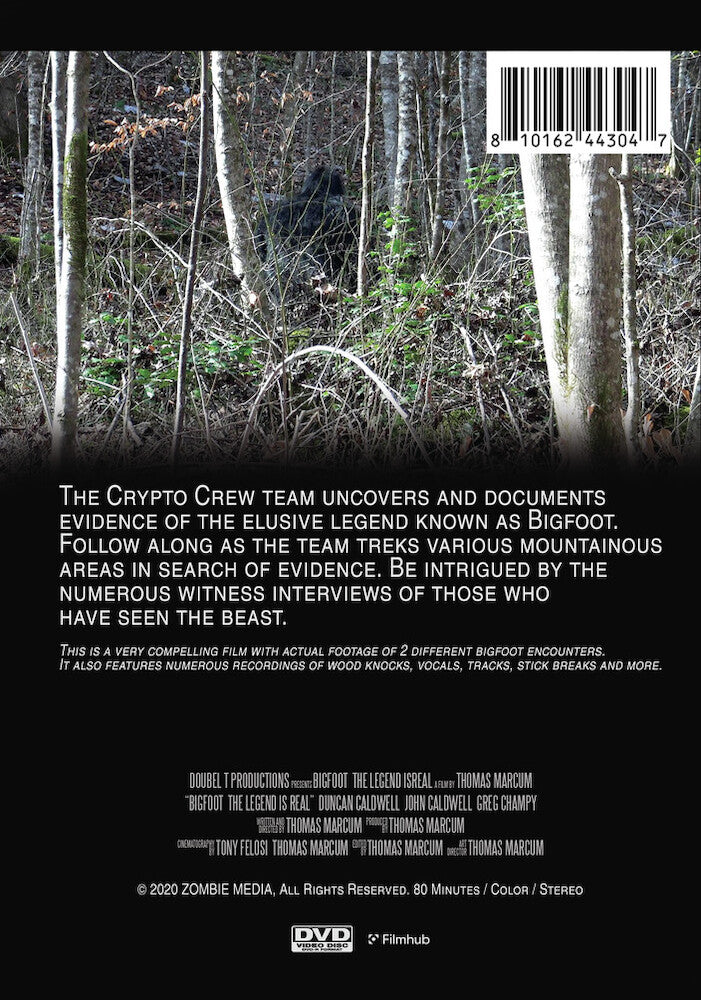 bigfoot: the legend is real - Back Panel - DVD
