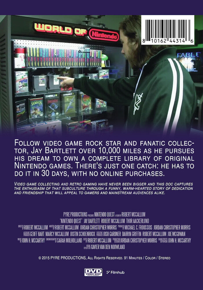 nintendo quest: the most unofficial and unauthorized nintendo documentary ever! - Back Panel - DVD