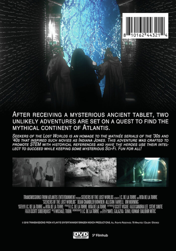 seekers of the lost worlds - Back Panel - DVD