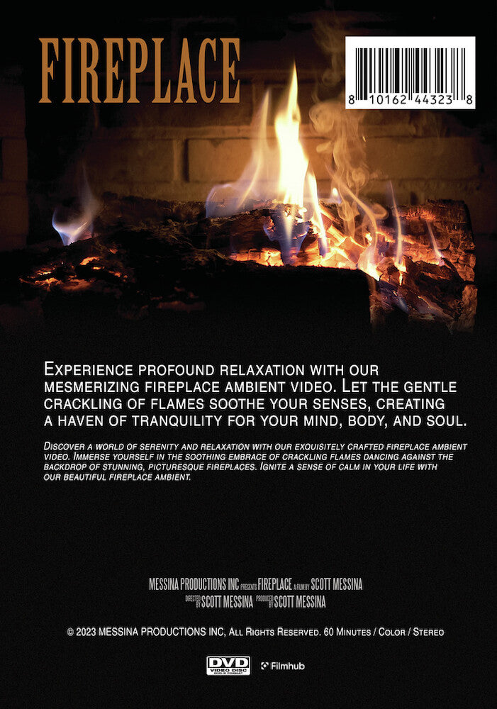 fireplace - Back Panel - DVD