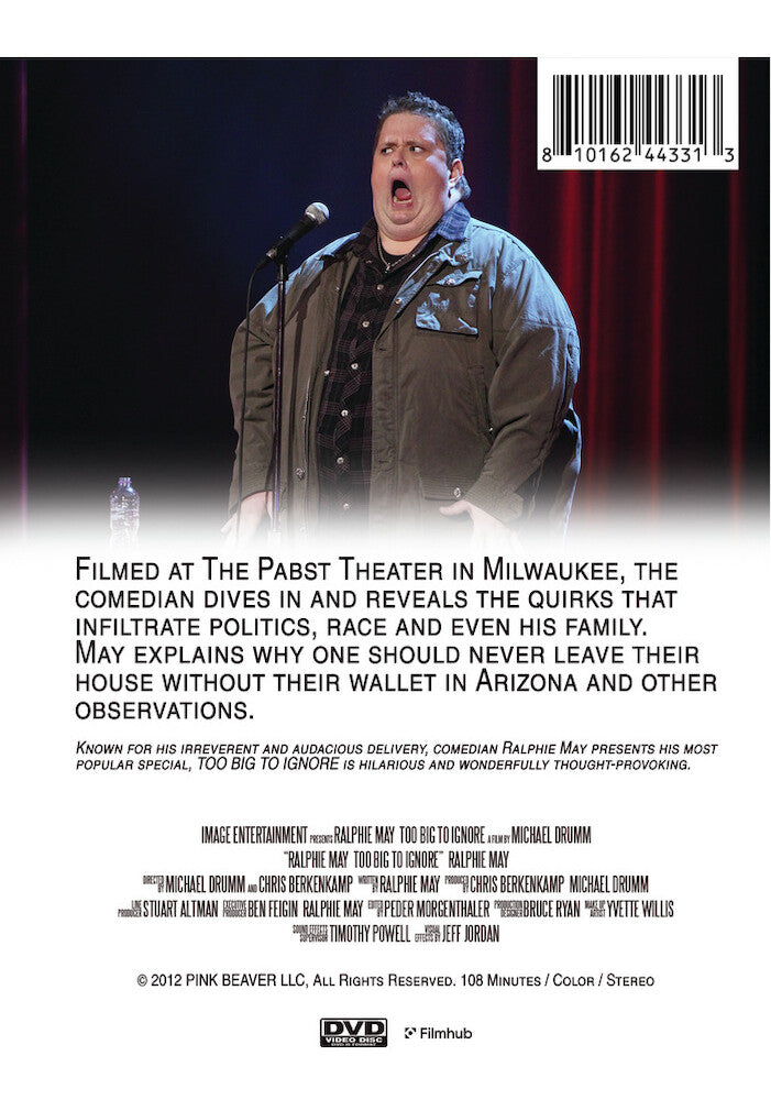 ralphie may: too big to ignore - Back Panel - DVD