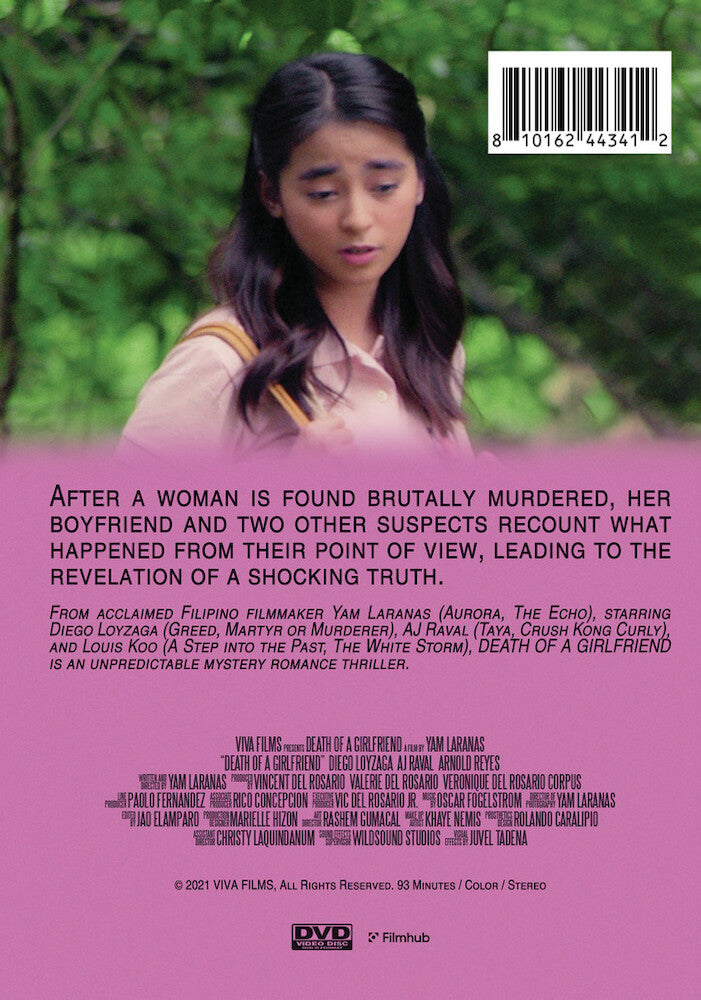 death of a girlfriend - Back Panel - DVD