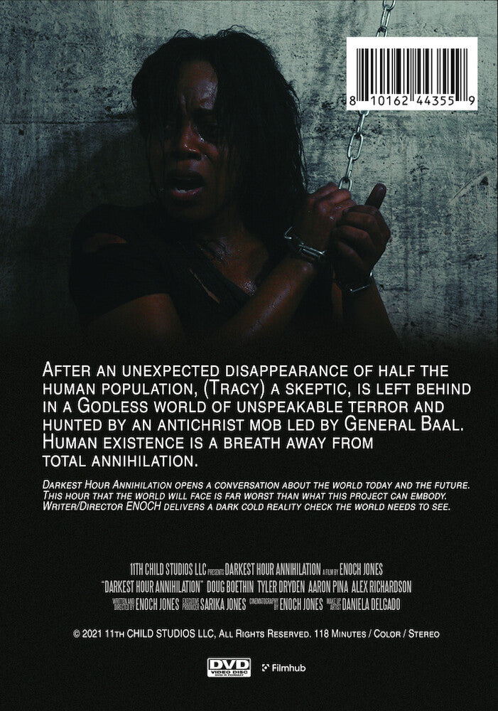 darkest hour annihilation - Back Panel - DVD