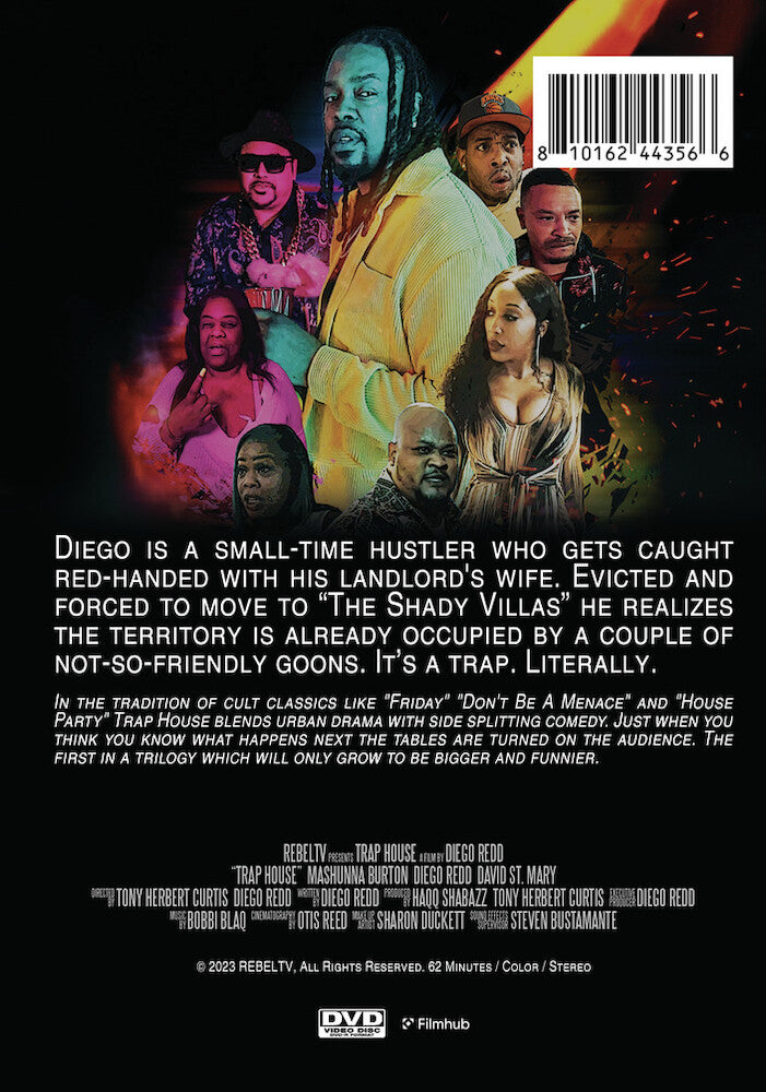 trap house - Back Panel - DVD