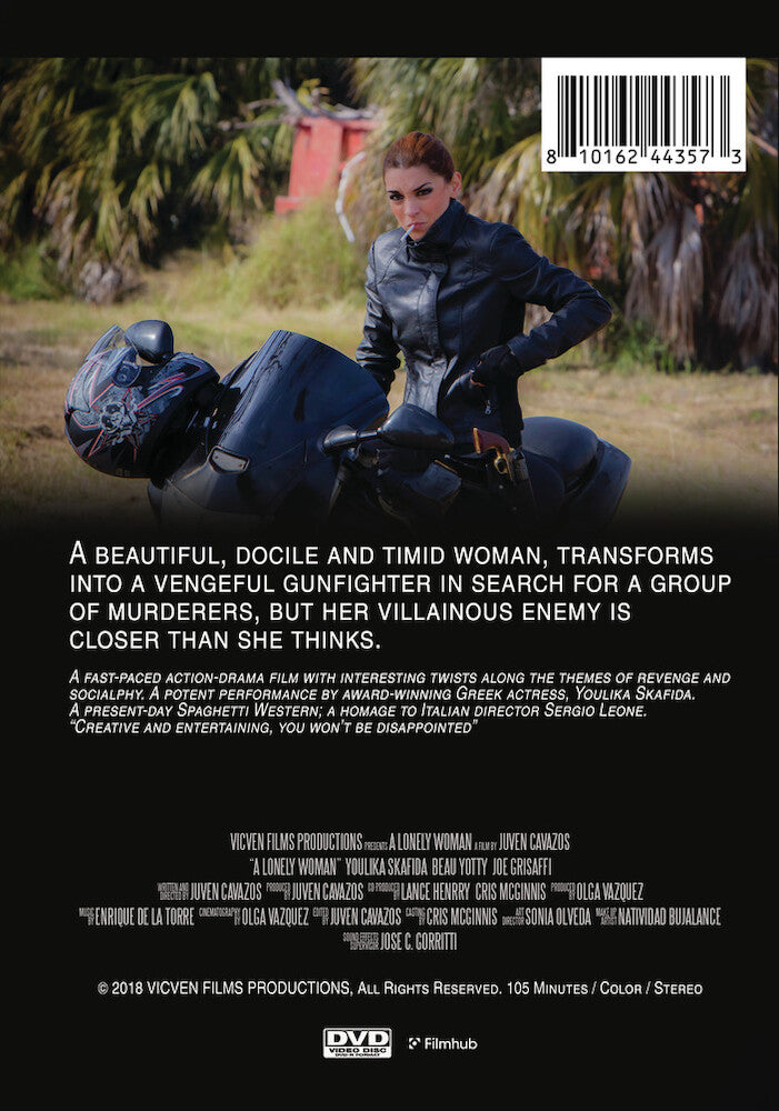 a lonely woman - Back Panel - DVD